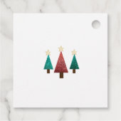 クリスマスツリーメッセージカード フェイバータグ (裏面)