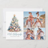 クリスマスツリーメレカリキマカビーチ写真 シーズンカード (正面)