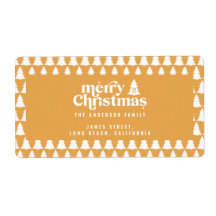 クリスマスツリーモダンホリデーシンプルマスタード