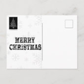 クリスマスツリーモダン ポストカード (裏面)