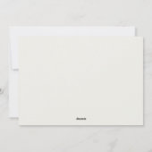 クリスマスツリーモノグラムフォトクリスマスカード シーズンカード (裏面)