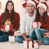 クリスマスツリーユニークヴィンテージ名前をカスタムするギフトラベル ギフトタグ