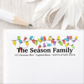 クリスマスツリーライトズ住所 シール (インサイチュ)