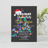 クリスマスツリーライトディナーパーティの招待状 招待状 (スタンド正面)