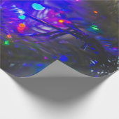 クリスマスツリーライトデコレーション ラッピングペーパー (角)