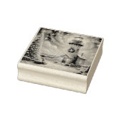 クリスマスツリーライトハウス航海のコースタルブルー ラバースタンプ (スタンプ)