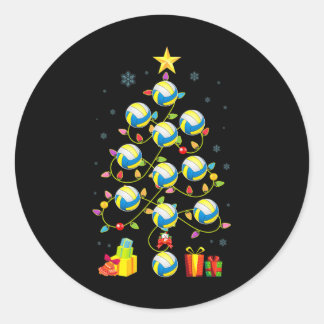 クリスマスツリーライトバレーボールボールサンタハットXm ラウンドシール