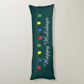 クリスマスツリーライト体枕カスタム文字 ボディピロー (裏面 (縦))