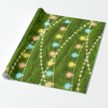 クリスマスツリーライト包装紙