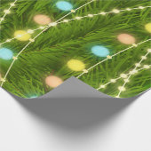 クリスマスツリーライト包装紙 ラッピングペーパー (角)