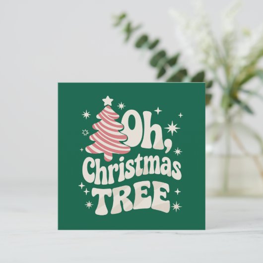クリスマスツリーライト メリークリスマス クリスマス 招待状 (スタンド正面)