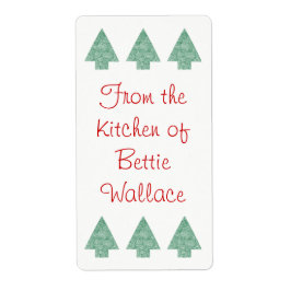 クリスマスツリーライン ラベル