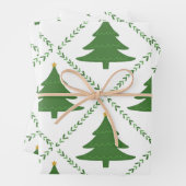 クリスマスツリーラッピング紙シート ラッピングペーパーシート (インサイチュ)