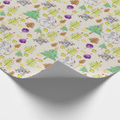 クリスマスツリーラッピング紙マウスベージュチーズ ラッピングペーパー (角)