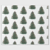 クリスマスツリーラッピング紙 ラッピングペーパー (フラット)