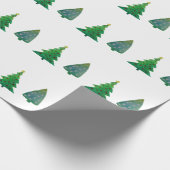 クリスマスツリーラッピング紙 ラッピングペーパー (角)