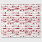 クリスマスツリーラッピング紙 ラッピングペーパー (フラット)