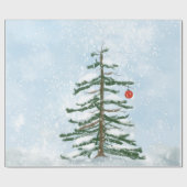 クリスマスツリーラッピング紙 ラッピングペーパー (フラット)