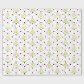 クリスマスツリーラッピング紙 ラッピングペーパー (フラット)