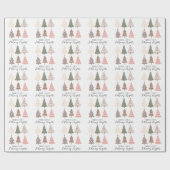 クリスマスツリーラッピング紙 ラッピングペーパー (フラット)