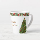 クリスマスツリーラテマグ カフェラテマグ (右アングル)