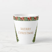 クリスマスツリーラテマグ カフェラテマグ (正面)