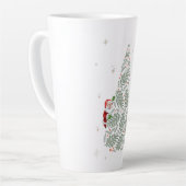 クリスマスツリーラテマグ カフェラテマグ (左アングル)