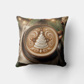 クリスマスツリーラテ クッション (裏面)