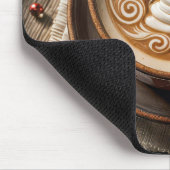 クリスマスツリーラテ マウスパッド (コーナー)