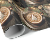 クリスマスツリーラテ ラッピングペーパー (ロールコーナー)