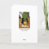 クリスマスツリーラブラドール シーズンカード (裏面)