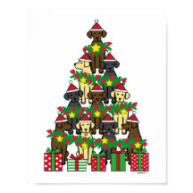 クリスマスツリーラブラドール