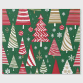 クリスマスツリーランドラッピング紙 ラッピングペーパー (フラット)