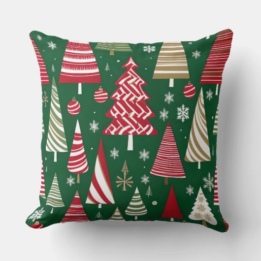 クリスマスツリーランド枕 クッション (正面)