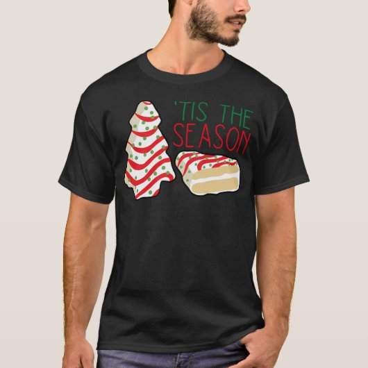 クリスマスツリーリトルデビケーキ Tシャツ (正面)