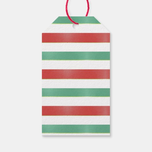 クリスマスツリーレインボーギフトタグ ギフトタグ (裏面)