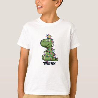 クリスマスツリーレックスTシャツ。 Tシャツ