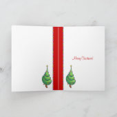クリスマスツリーレッドカード シーズンカード (内部)