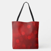 クリスマスツリーレッドスパークリービーメリートバッグ トートバッグ (裏面)