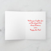 クリスマスツリーレッドハットカード シーズンカード (内部)