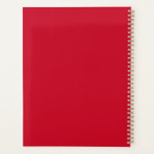 クリスマスツリーレッドプランナー プランナー手帳 (裏面)