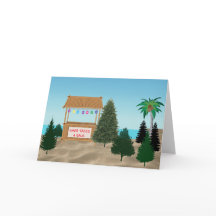 クリスマスツリーロットアットザビーチ