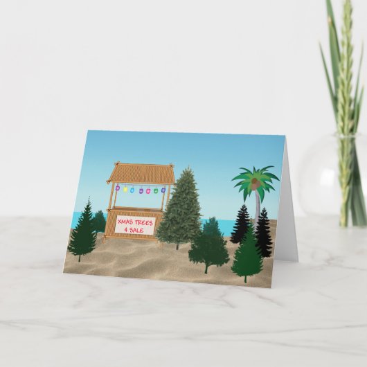 クリスマスツリーロットアットザビーチ シーズンカード (正面)