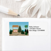 クリスマスツリーロットアットザビーチ ラベル (インサイチュ)