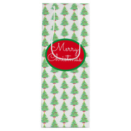 クリスマスツリーワインバッグ ワインギフトバッグ