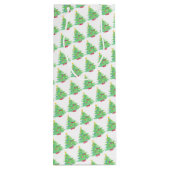 クリスマスツリーワイン抱き枕 ワインギフトバッグ (裏面)