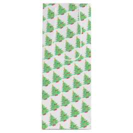 クリスマスツリーワイン抱き枕 ワインギフトバッグ