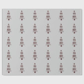 クリスマスツリーワードアート ラッピングペーパー (フラット)