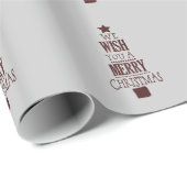 クリスマスツリーワードアート ラッピングペーパー (ロールコーナー)