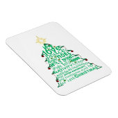 クリスマスツリーワード マグネット (右側)